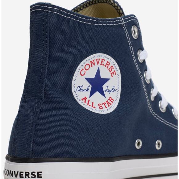 CONVERSE CHUCK TAYLOR ALLSTAR HI MEN'S 11 WOMEN'S 13 NAVY - Picture 8 of 9